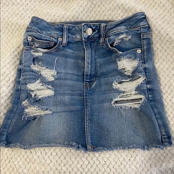 American Eagle Outfitters Skirts American Eagle Jean Skirt Poshmark